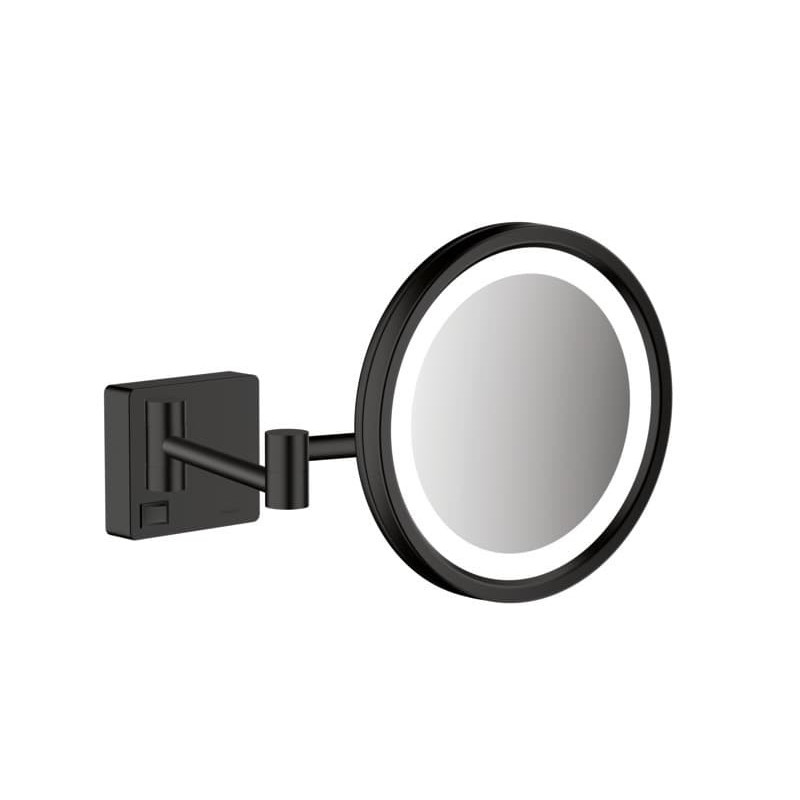 Kosmetické zrcátko Hansgrohe AddStoris sklopné matná černá 41790670