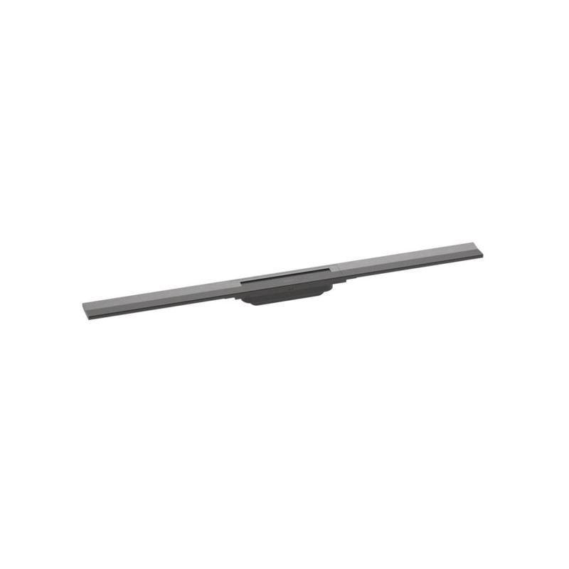 Sprchový žlab Hansgrohe RainDrain Flex 90 cm nerez kartáčovaný černý chrom 56045340