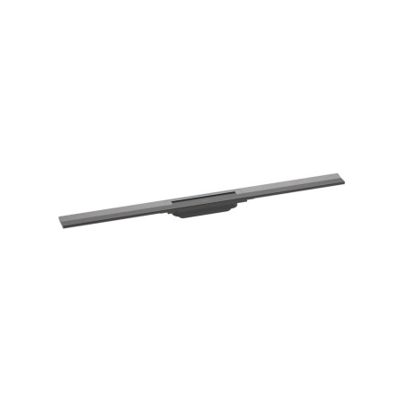 Sprchový žlab Hansgrohe RainDrain Flex 90 cm nerez kartáčovaný černý chrom 56045340