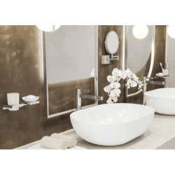 Kosmetické zrcátko Hansgrohe AddStoris sklopné chrom 41791000