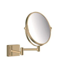 Kosmetické zrcátko Hansgrohe AddStoris sklopné kartáčovaný bronz 41791140