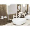 Kosmetické zrcátko Hansgrohe AddStoris sklopné matná bílá 41791700
