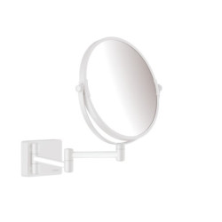 Kosmetické zrcátko Hansgrohe AddStoris sklopné matná bílá 41791700