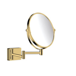 Kosmetické zrcátko Hansgrohe AddStoris sklopné leštěný vzhled zlata 41791990