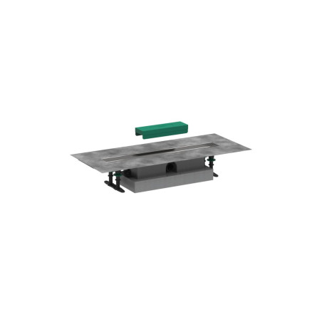 Úplná sada pro plochou instalaci Hansgrohe uBox Universal 60 cm nerez 56016180