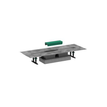 Úplná sada pro plochou instalaci Hansgrohe uBox Universal 70 cm nerez 56017180