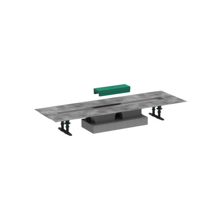 Úplná sada pro plochou instalaci Hansgrohe uBox Universal 80 cm nerez 56018180