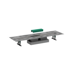 Úplná sada pro plochou instalaci Hansgrohe uBox Universal 90 cm nerez 56019180