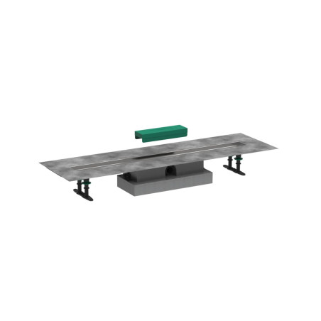 Úplná sada pro plochou instalaci Hansgrohe uBox Universal 90 cm nerez 56019180