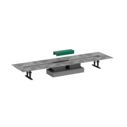 Úplná sada pro plochou instalaci Hansgrohe uBox Universal 100 cm nerez 56020180