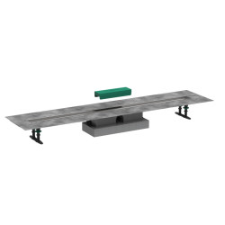 Úplná sada pro plochou instalaci Hansgrohe uBox Universal 120 cm nerez 56021180