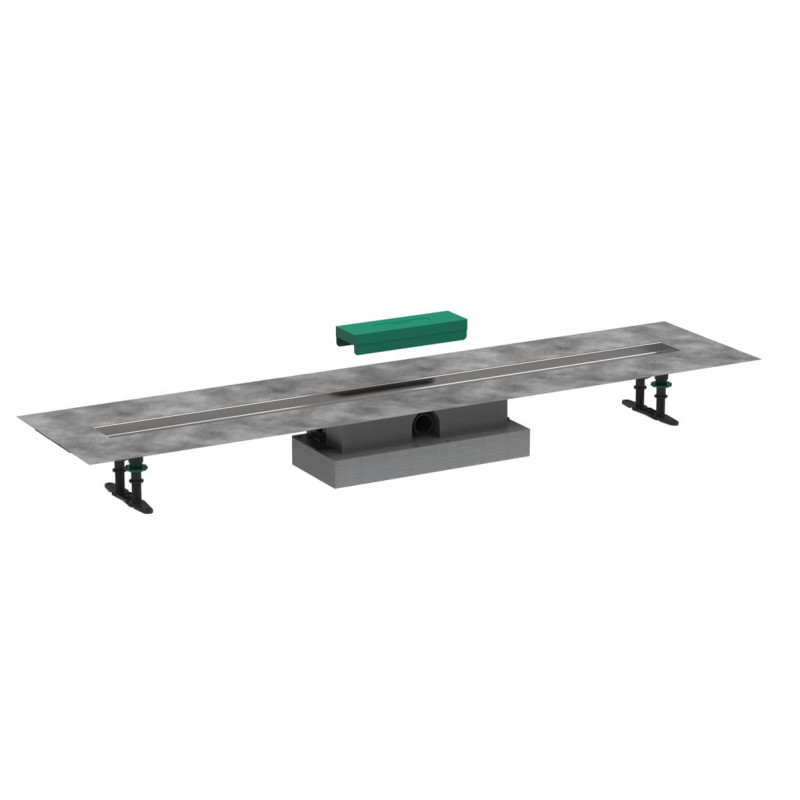 Úplná sada pro plochou instalaci Hansgrohe uBox Universal 120 cm nerez 56021180