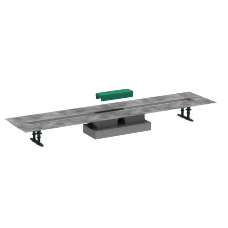 Úplná sada pro plochou instalaci Hansgrohe uBox Universal 120 cm nerez 56021180