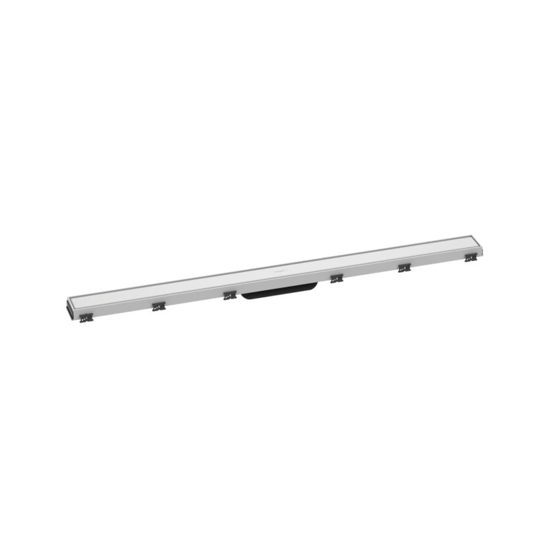 Sprchový žlab Hansgrohe RainDrain Match 95,5 cm nerez matná bílá mat 56041700