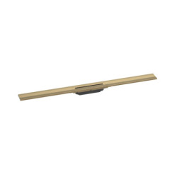 Sprchový žlab Hansgrohe RainDrain Flex 100 cm nerez kartáčovaný bronz 56053140