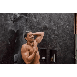 Polička Hansgrohe XtraStoris Original s rámem matná černá 56057670