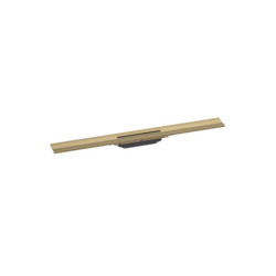 Sprchový žlab Hansgrohe RainDrain Flex 80 cm nerez kartáčovaný bronz 56051140
