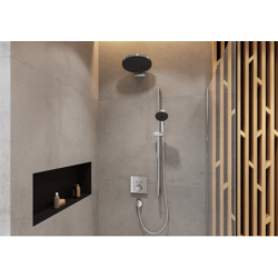 Polička Hansgrohe XtraStoris Original s rámem matná černá 56067670