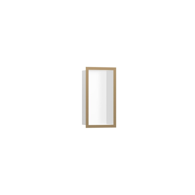 Polička Hansgrohe XtraStoris Individual s rámem kartáčovaný bronz 56096140