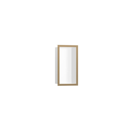 Polička Hansgrohe XtraStoris Individual s rámem kartáčovaný bronz 56096140