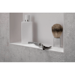 Polička Hansgrohe XtraStoris Minimalistic bez orámování matná bílá 56073700