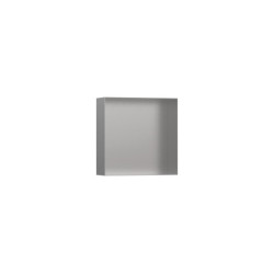 Polička Hansgrohe XtraStoris Minimalistic bez orámování nerez 56073800