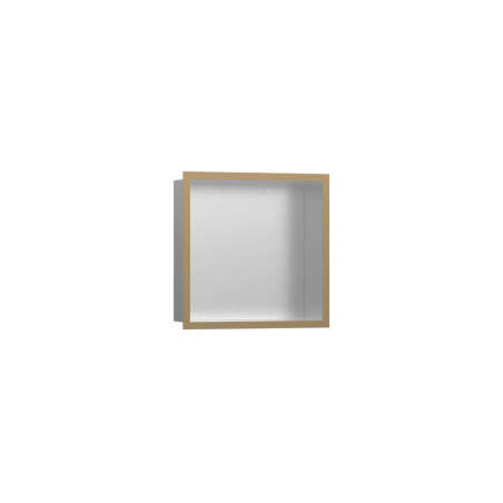 Polička Hansgrohe XtraStoris Individual s rámem kartáčovaný bronz 56097140