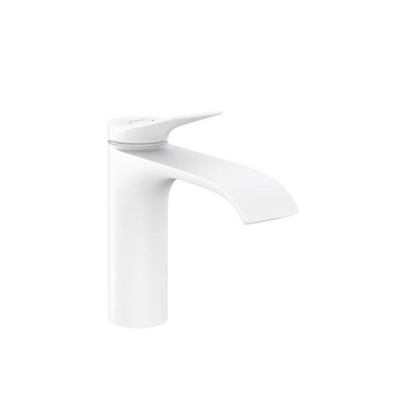 Umyvadlová baterie Hansgrohe Vivenis s výpustí matná bílá 75020700