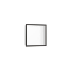 Polička Hansgrohe XtraStoris Individual s rámem kartáčovaný černý chrom 56099340