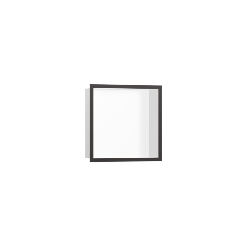 Polička Hansgrohe XtraStoris Individual s rámem kartáčovaný černý chrom 56099340