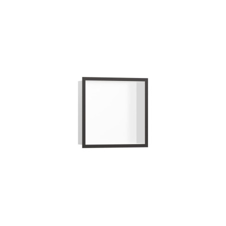 Polička Hansgrohe XtraStoris Individual s rámem kartáčovaný černý chrom 56099340