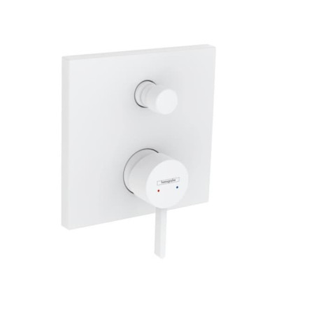 Sprchová a vanová baterie Hansgrohe Finoris bez podomítkového tělesa matná bílá 76416700