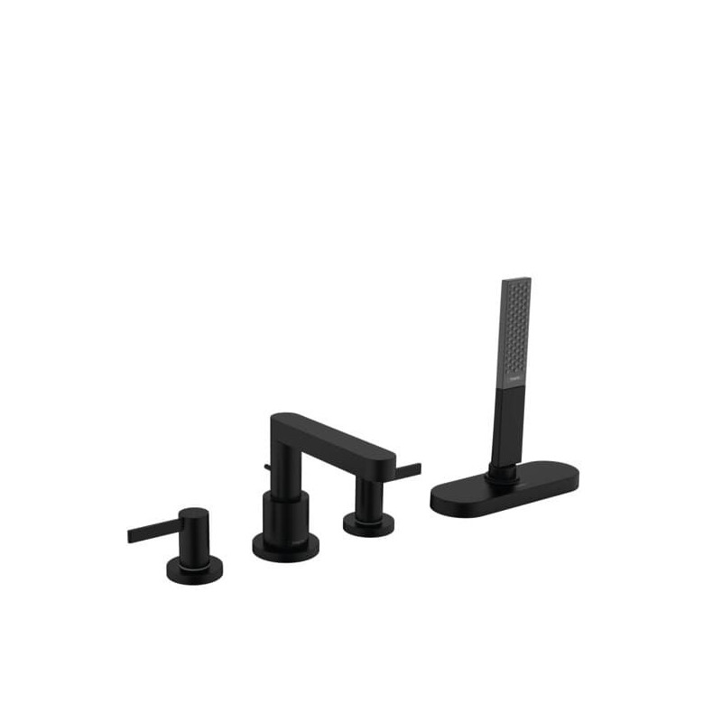 Vanová baterie Hansgrohe Finoris bez podomítkového tělesa matná černá 76444670