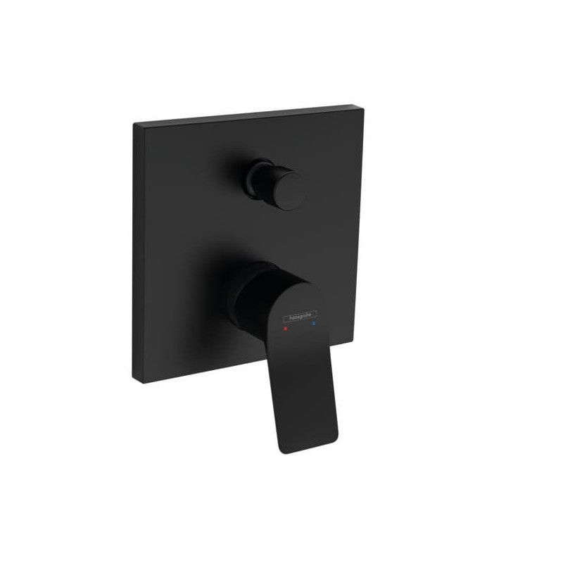 Sprchová a vanová baterie Hansgrohe Vivenis bez podomítkového tělesa matná černá 75416670