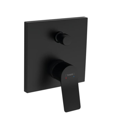 Sprchová a vanová baterie Hansgrohe Vivenis bez podomítkového tělesa matná černá 75416670