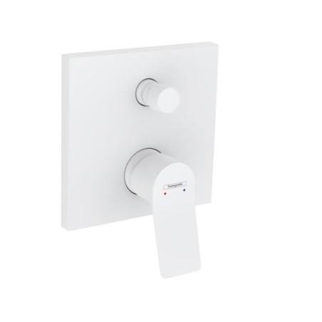 Sprchová a vanová baterie Hansgrohe Vivenis bez podomítkového tělesa matná bílá 75416700