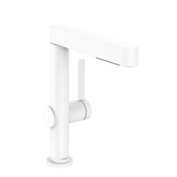 Umyvadlová baterie Hansgrohe Finoris s vytahovací sprškou, 2 proudy matná bílá 76063700