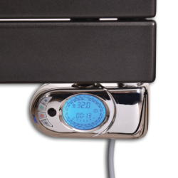 Elektrický radiátor KH 45x132 cm s regulátorem MUSA černý matný KHEM4501320SB