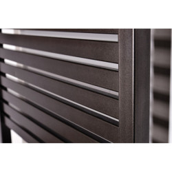 Elektrický radiátor KH 45x132 cm s regulátorem MUSA černý matný KHEM4501320SB