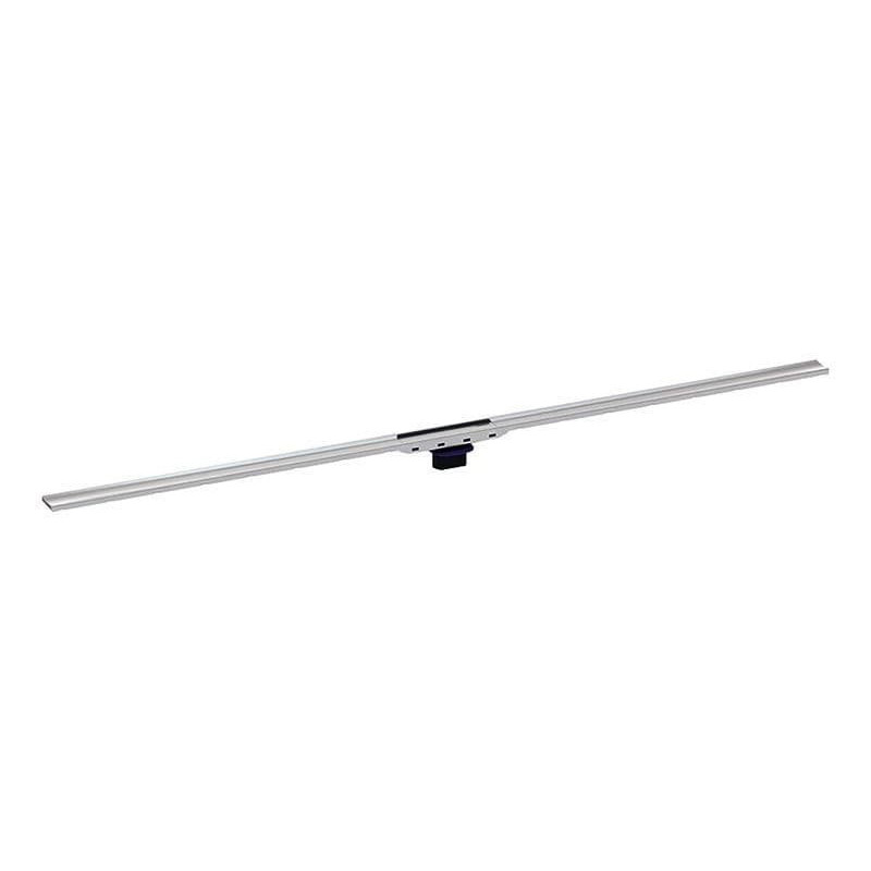 Geberit CleanLine80 sprchový kanálek 130 cm, rám nerez ocel leštěná, plocha nerez ocel kartáčovaná, 154.441.KS.1