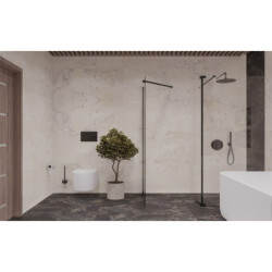 Sprchová zástěna Walk-in 120x90 cm SAT SATBWI12090PACROZC