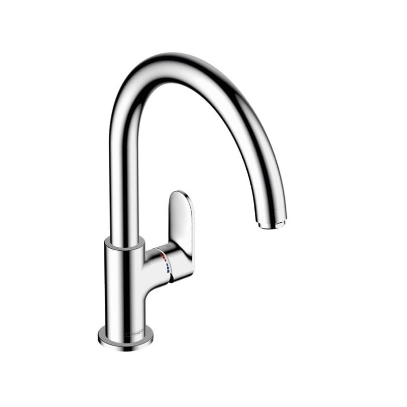 Dřezová baterie Hansgrohe Vernis Blend M35 s otočným ramínkem chrom 71870000