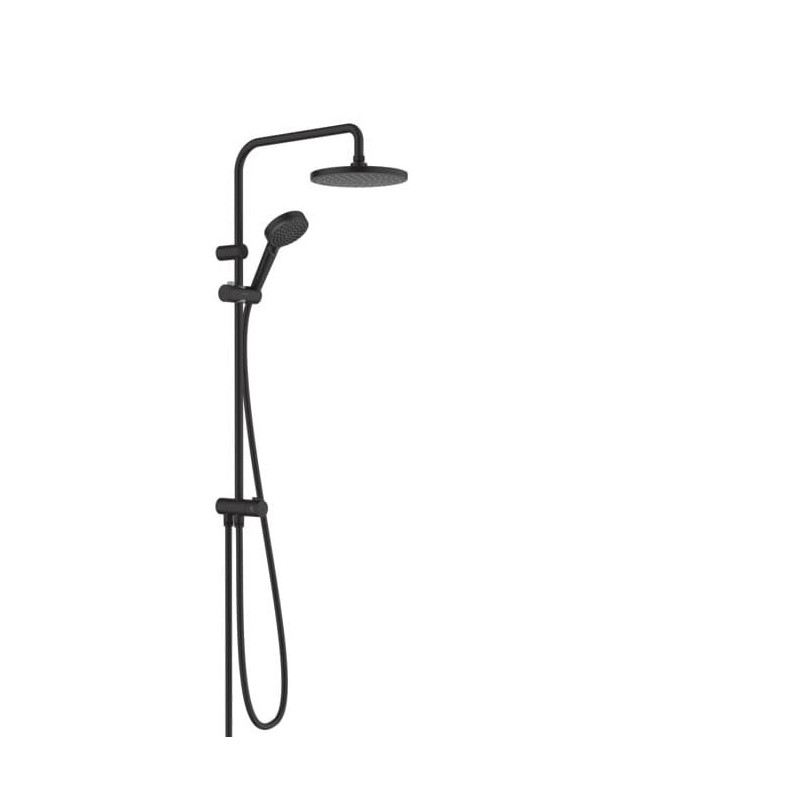 Sprchový systém Hansgrohe Vernis Blend na stěnu bez baterie černý mat 26099670