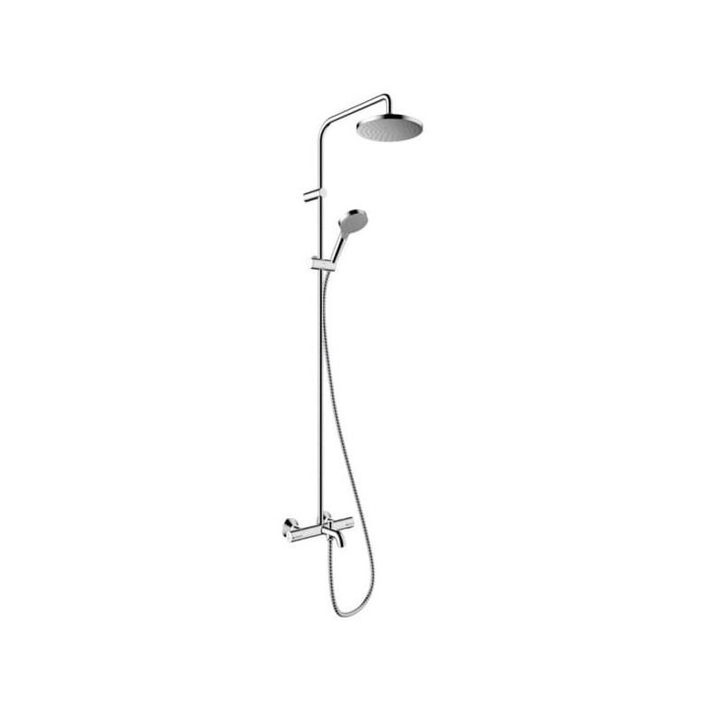 Sprchový systém Hansgrohe Vernis Blend na stěnu s termostatickou baterií chrom 26274000