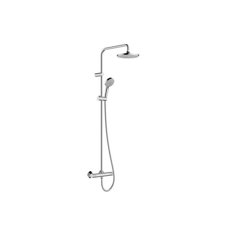 Sprchový systém Hansgrohe Vernis Blend na stěnu s termostatickou baterií chrom 26276000