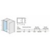 Sprchová zástěna walk-in 80 cm Jika Pure H2684200026681