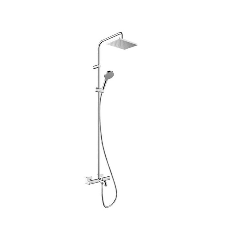 Sprchový systém Hansgrohe Vernis Shape na stěnu s termostatickou baterií chrom 26284000