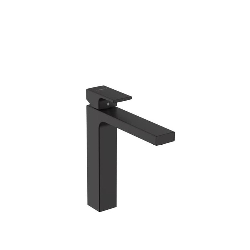 Vysoká umyvadlová baterie Hansgrohe Vernis Shape bez výpusti černý mat 71591670