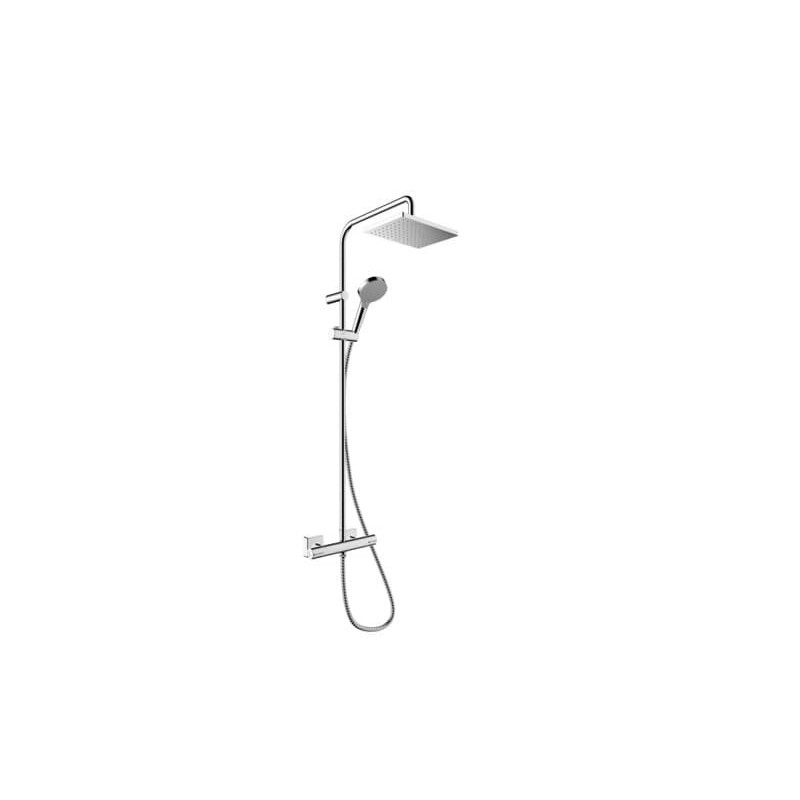 Sprchový systém Hansgrohe Vernis Shape na stěnu s termostatickou baterií chrom 26287000