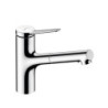 Dřezová baterie Hansgrohe Zesis s vytahovací sprškou, 2 proudy chrom 74800000